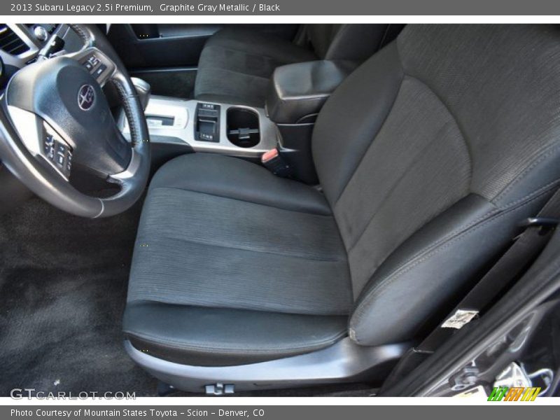 Graphite Gray Metallic / Black 2013 Subaru Legacy 2.5i Premium