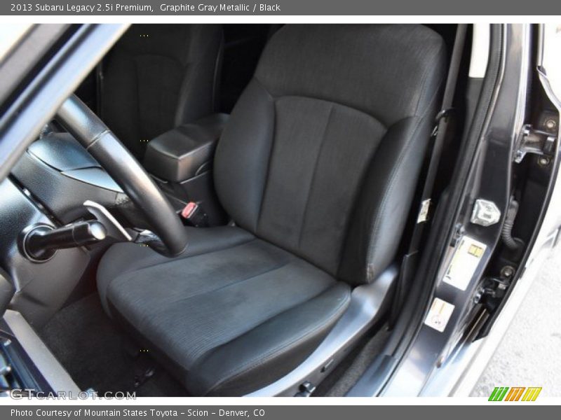 Graphite Gray Metallic / Black 2013 Subaru Legacy 2.5i Premium