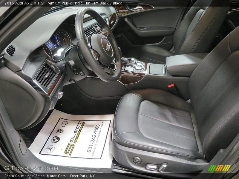 Brilliant Black / Black 2016 Audi A6 2.0 TFSI Premium Plus quattro