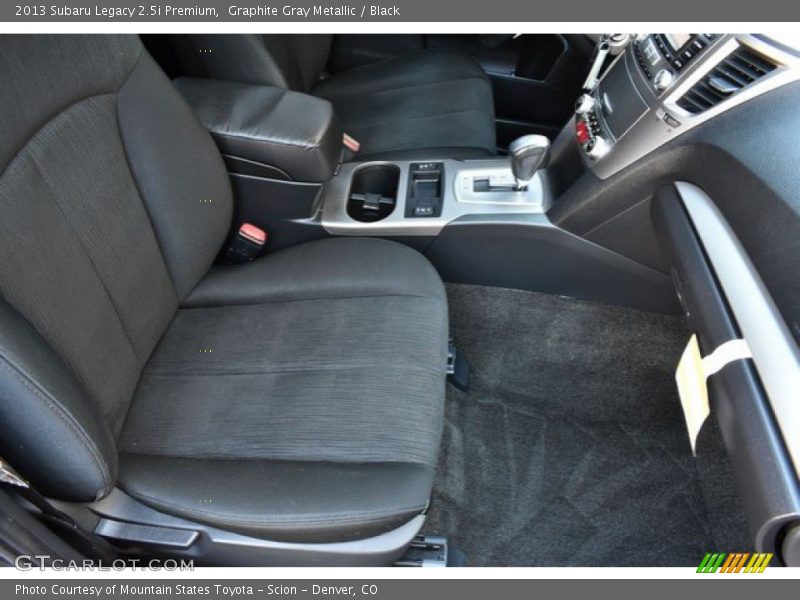 Graphite Gray Metallic / Black 2013 Subaru Legacy 2.5i Premium