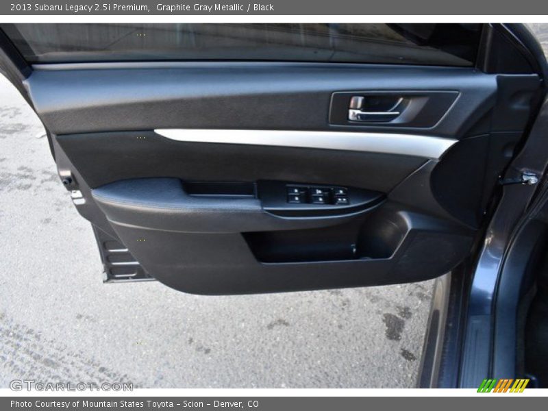 Graphite Gray Metallic / Black 2013 Subaru Legacy 2.5i Premium