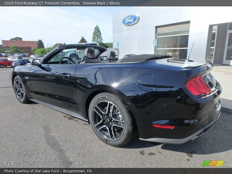 Shadow Black / Ebony 2019 Ford Mustang GT Premium Convertible