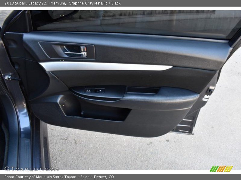 Graphite Gray Metallic / Black 2013 Subaru Legacy 2.5i Premium