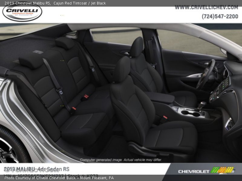 Cajun Red Tintcoat / Jet Black 2019 Chevrolet Malibu RS