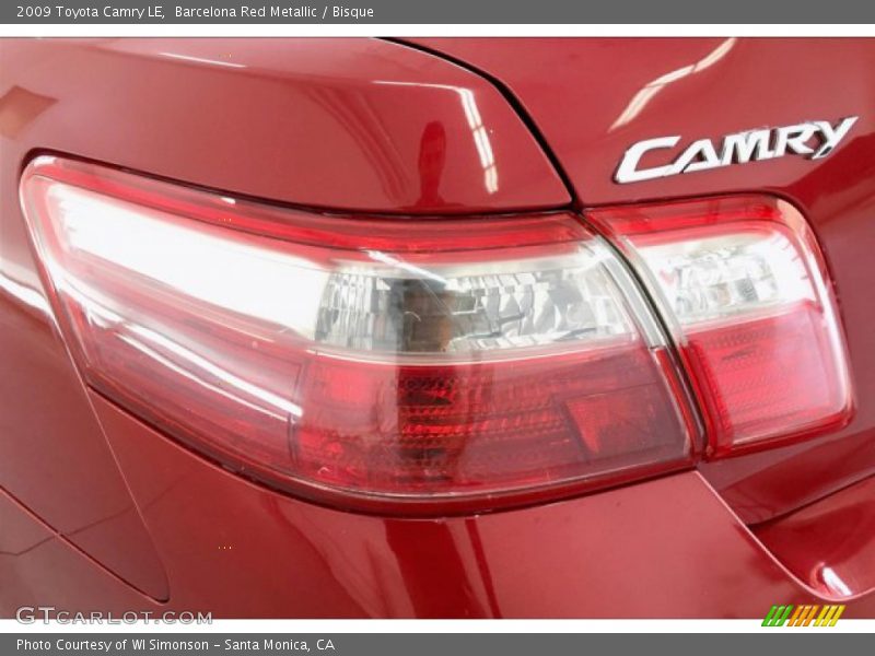 Barcelona Red Metallic / Bisque 2009 Toyota Camry LE