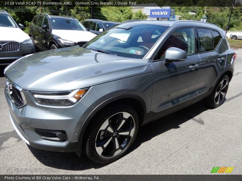 Osmium Grey Metallic / Oxide Red 2019 Volvo XC40 T5 Momentum AWD