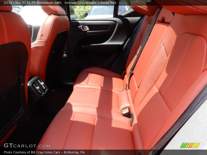 Osmium Grey Metallic / Oxide Red 2019 Volvo XC40 T5 Momentum AWD