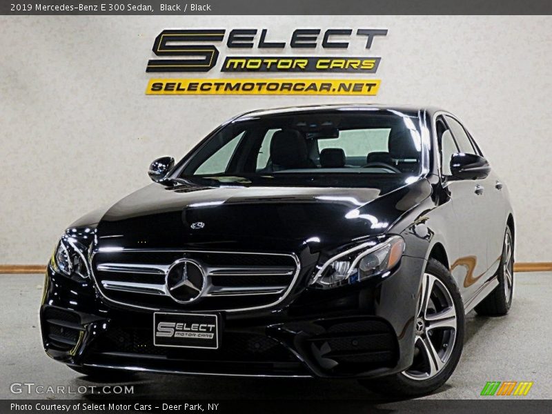 Black / Black 2019 Mercedes-Benz E 300 Sedan