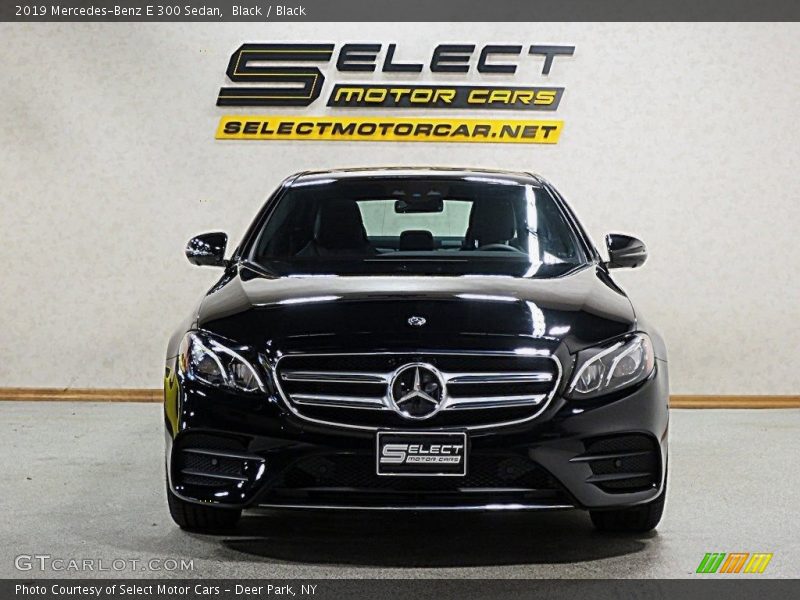 Black / Black 2019 Mercedes-Benz E 300 Sedan