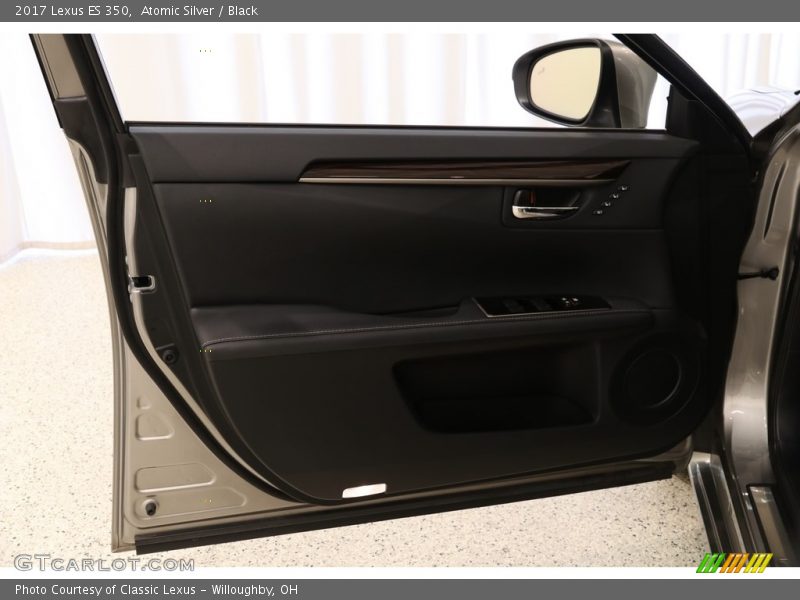 Atomic Silver / Black 2017 Lexus ES 350