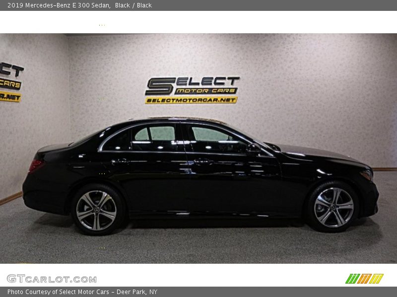 Black / Black 2019 Mercedes-Benz E 300 Sedan