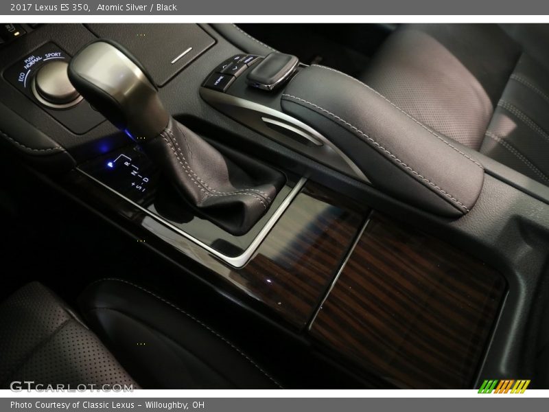 Atomic Silver / Black 2017 Lexus ES 350