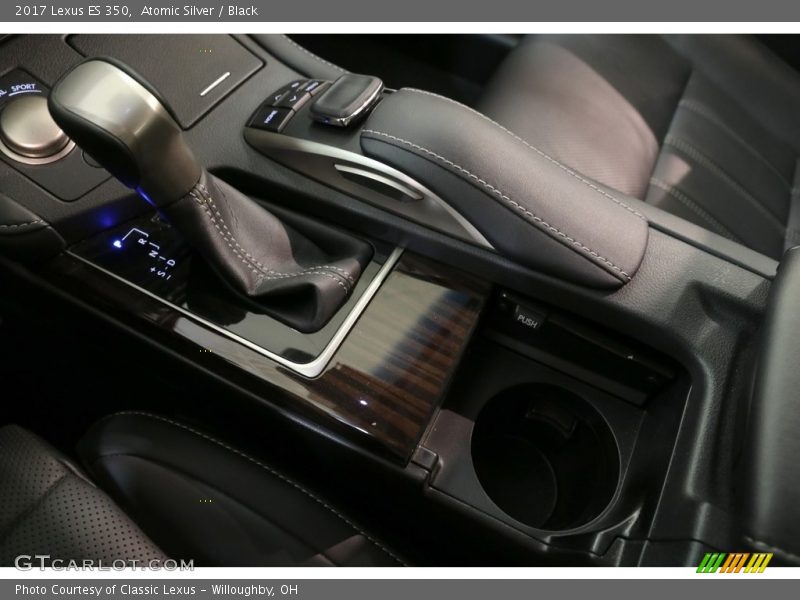 Atomic Silver / Black 2017 Lexus ES 350