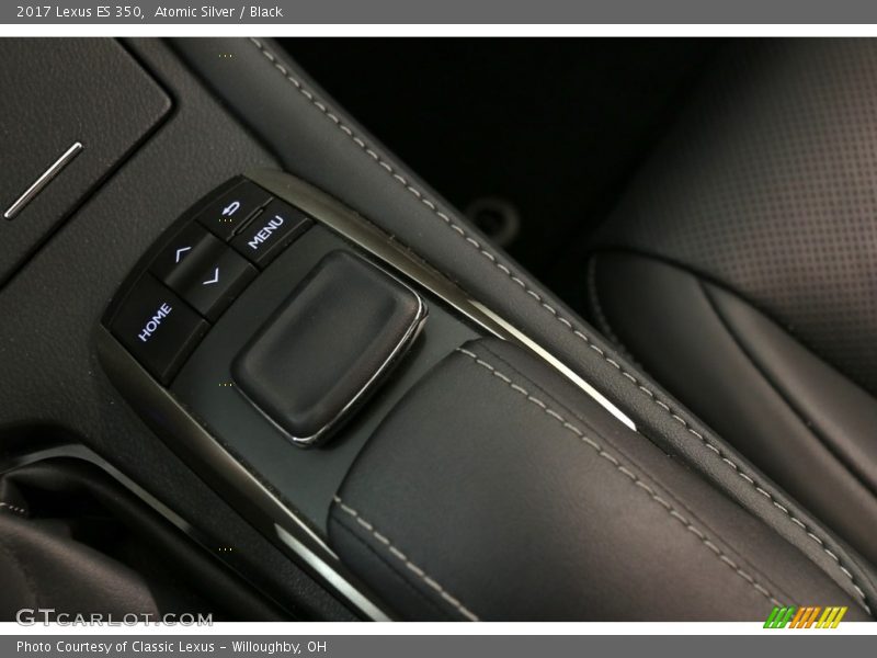 Atomic Silver / Black 2017 Lexus ES 350