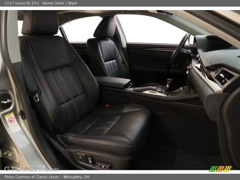 Atomic Silver / Black 2017 Lexus ES 350