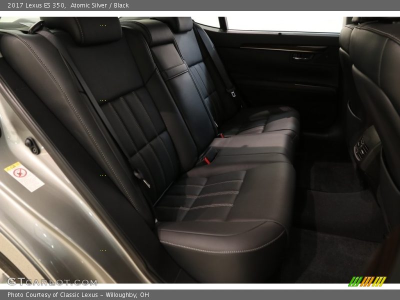 Atomic Silver / Black 2017 Lexus ES 350