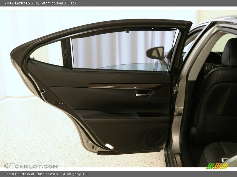 Atomic Silver / Black 2017 Lexus ES 350