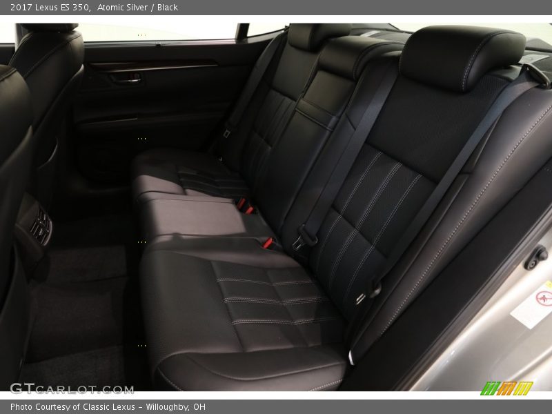 Atomic Silver / Black 2017 Lexus ES 350