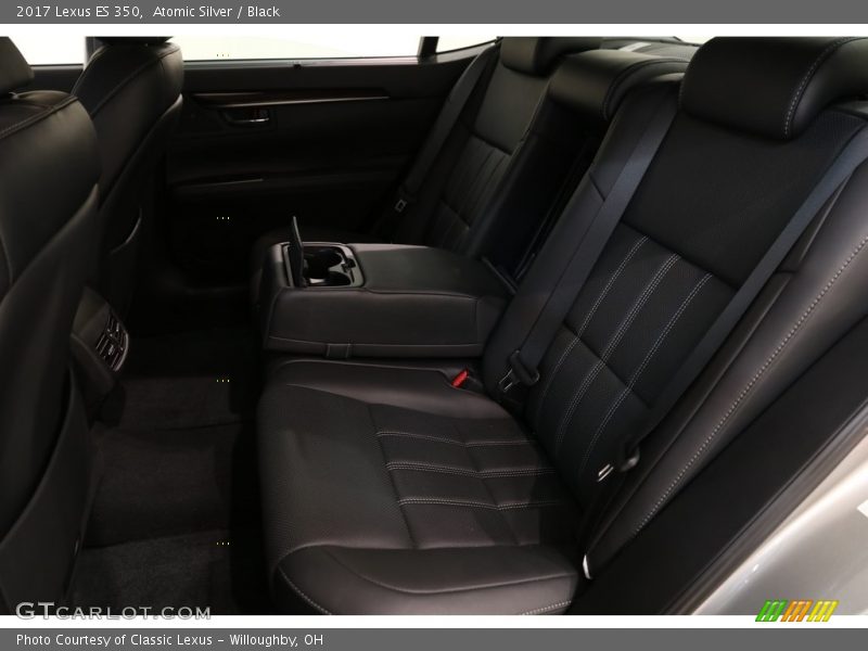 Atomic Silver / Black 2017 Lexus ES 350