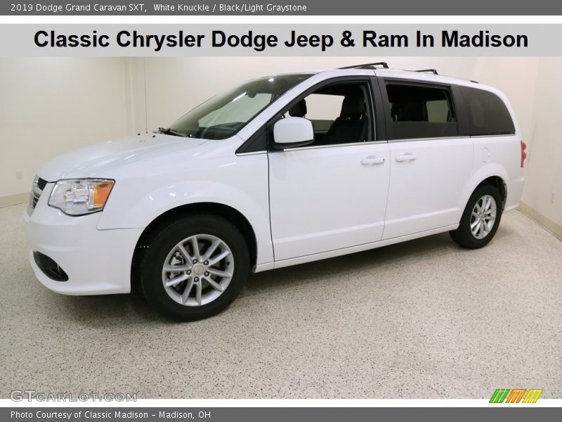White Knuckle / Black/Light Graystone 2019 Dodge Grand Caravan SXT