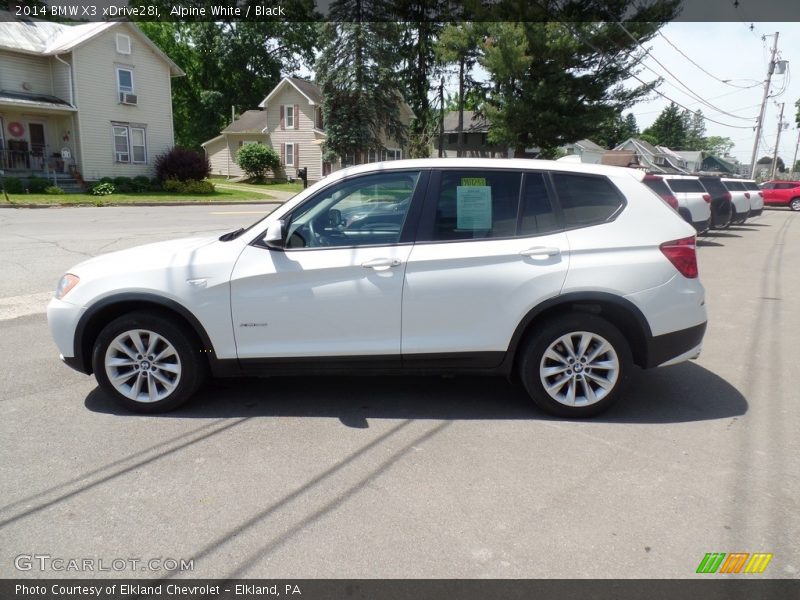 Alpine White / Black 2014 BMW X3 xDrive28i
