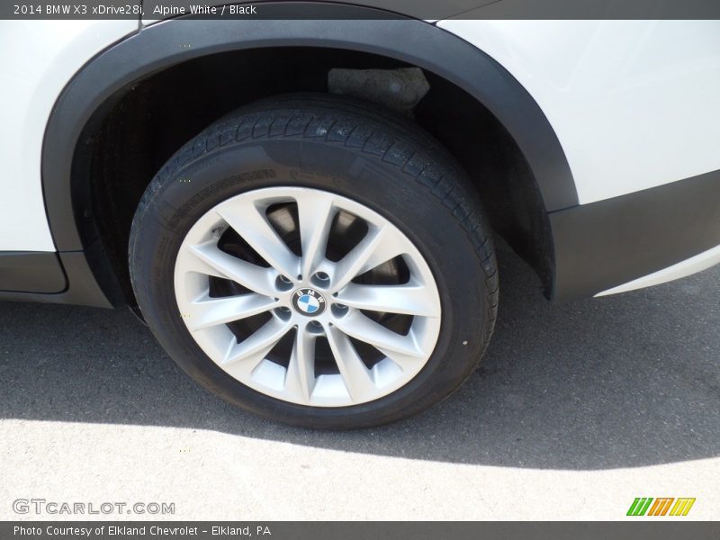 Alpine White / Black 2014 BMW X3 xDrive28i
