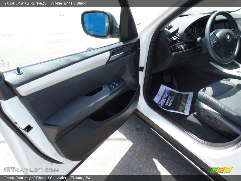Alpine White / Black 2014 BMW X3 xDrive28i