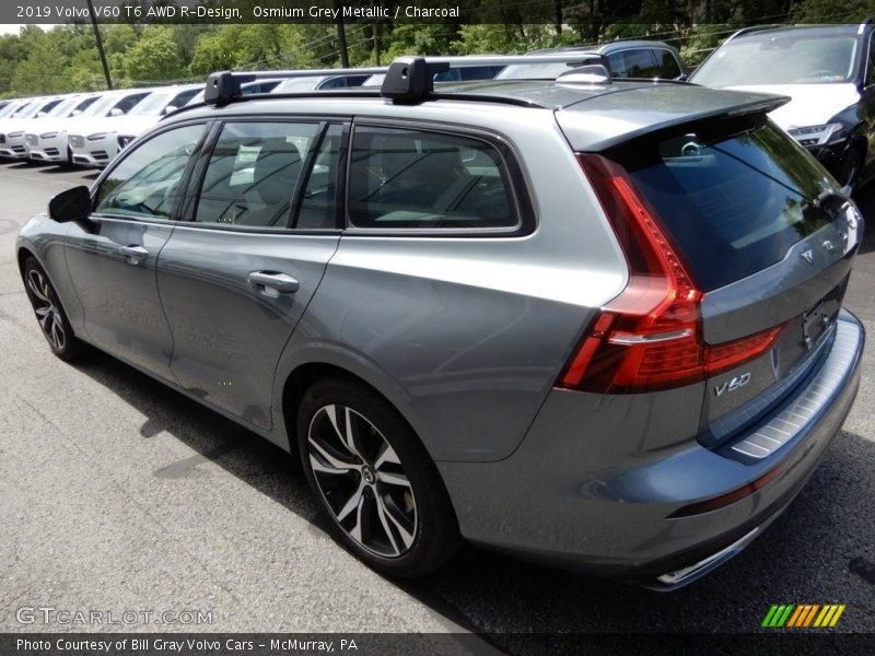 Osmium Grey Metallic / Charcoal 2019 Volvo V60 T6 AWD R-Design