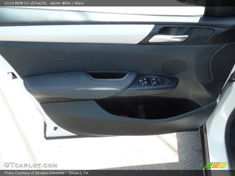 Alpine White / Black 2014 BMW X3 xDrive28i