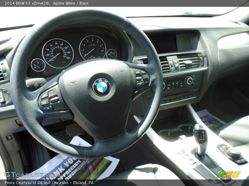 Alpine White / Black 2014 BMW X3 xDrive28i