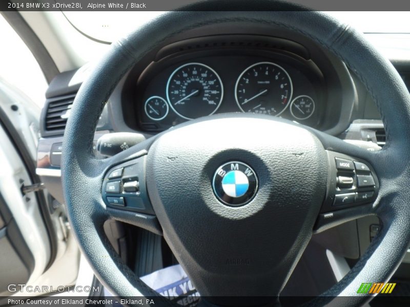 Alpine White / Black 2014 BMW X3 xDrive28i