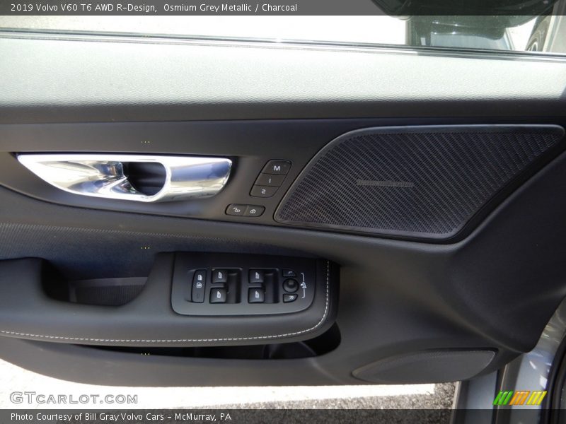 Osmium Grey Metallic / Charcoal 2019 Volvo V60 T6 AWD R-Design