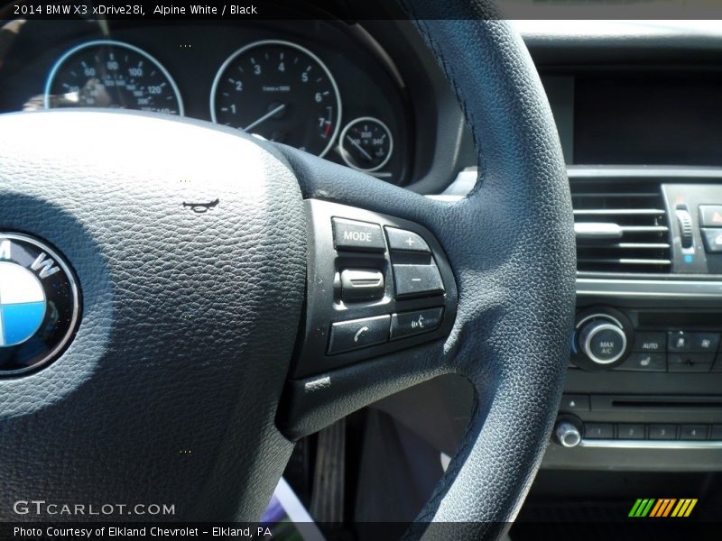 Alpine White / Black 2014 BMW X3 xDrive28i