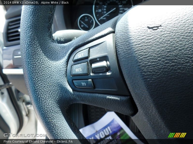 Alpine White / Black 2014 BMW X3 xDrive28i
