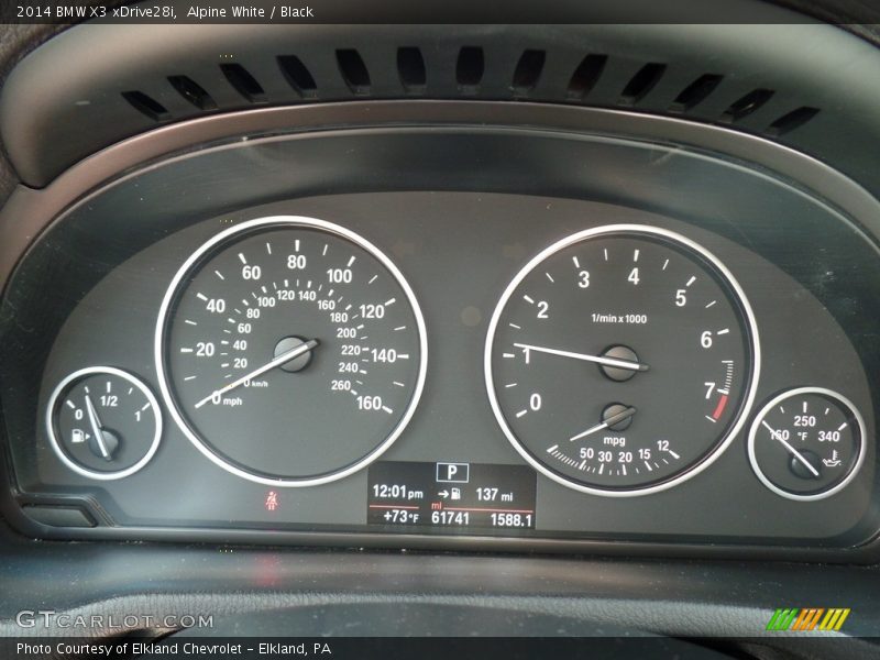 Alpine White / Black 2014 BMW X3 xDrive28i