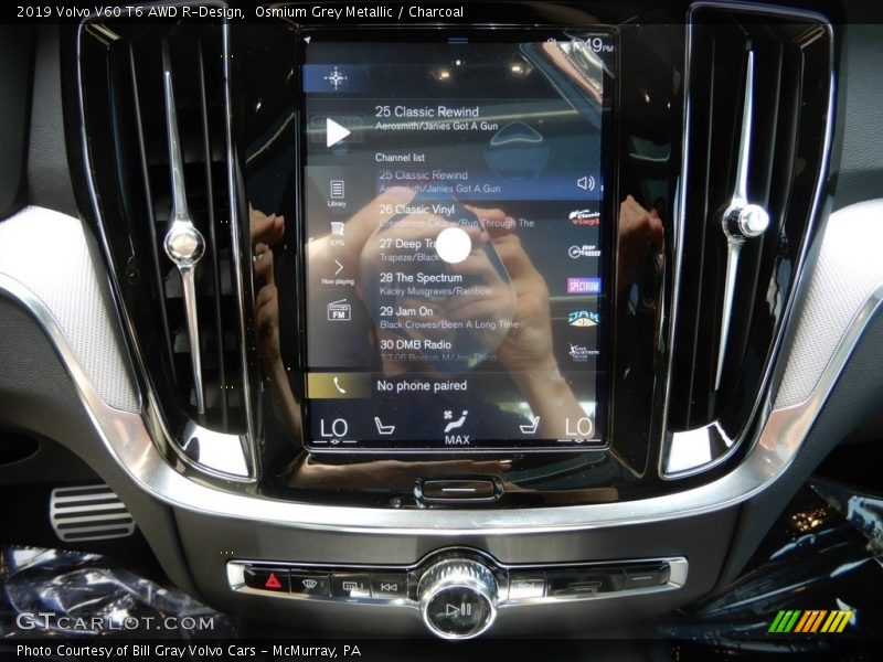 Osmium Grey Metallic / Charcoal 2019 Volvo V60 T6 AWD R-Design