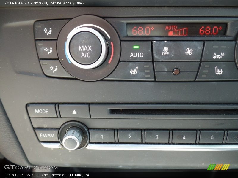 Alpine White / Black 2014 BMW X3 xDrive28i