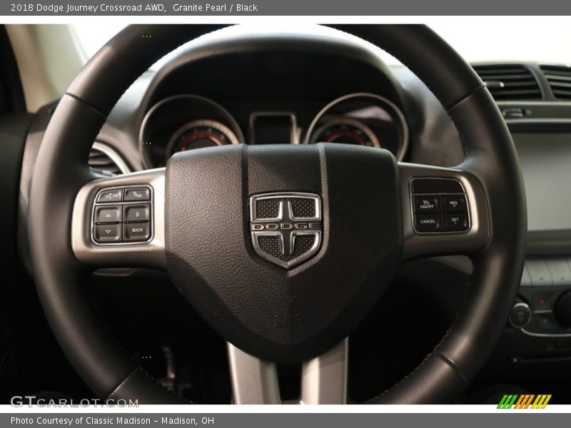 Granite Pearl / Black 2018 Dodge Journey Crossroad AWD