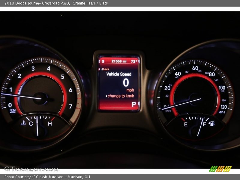 Granite Pearl / Black 2018 Dodge Journey Crossroad AWD