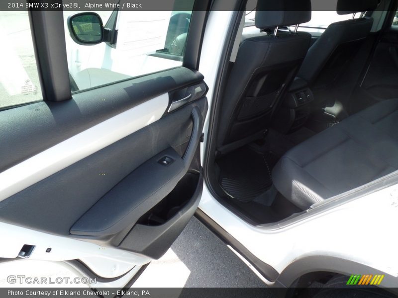 Alpine White / Black 2014 BMW X3 xDrive28i