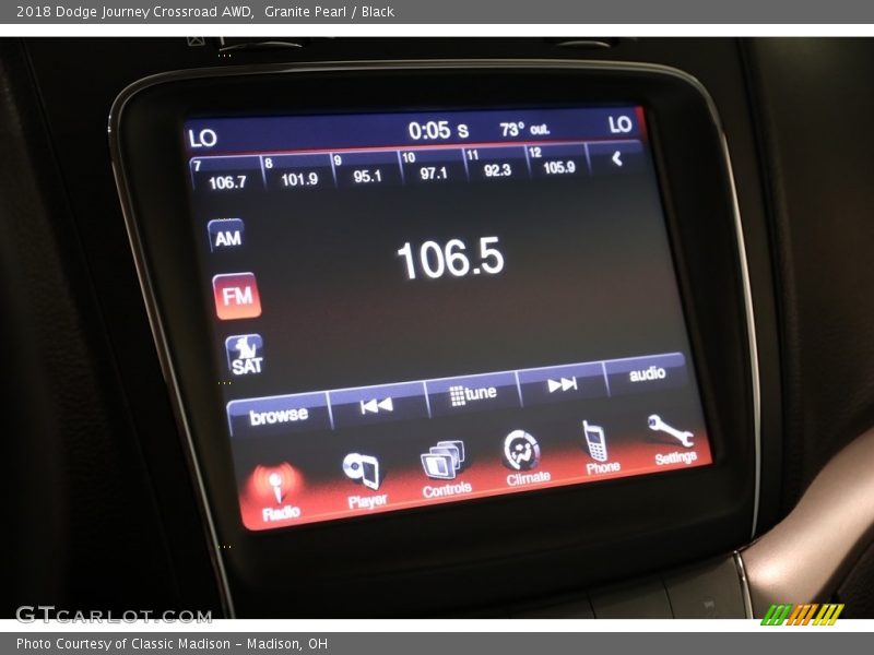 Granite Pearl / Black 2018 Dodge Journey Crossroad AWD