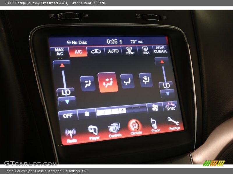 Granite Pearl / Black 2018 Dodge Journey Crossroad AWD
