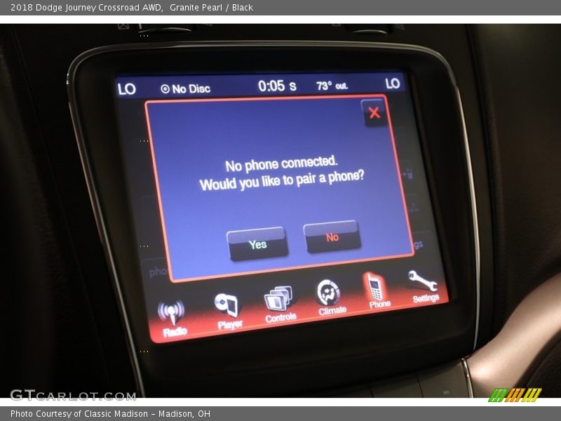 Granite Pearl / Black 2018 Dodge Journey Crossroad AWD