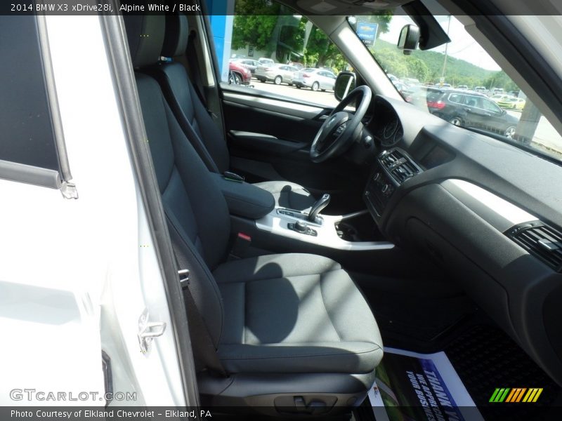 Alpine White / Black 2014 BMW X3 xDrive28i