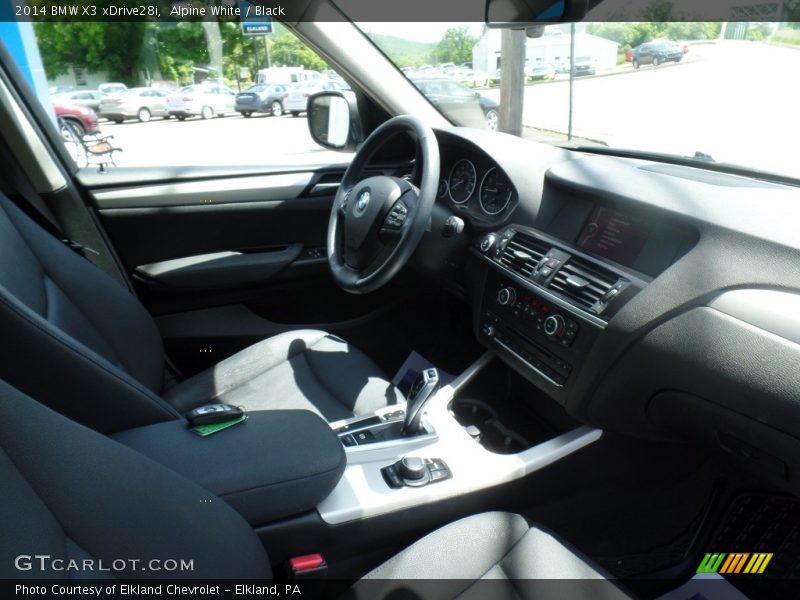 Alpine White / Black 2014 BMW X3 xDrive28i