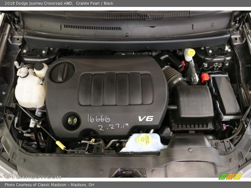 Granite Pearl / Black 2018 Dodge Journey Crossroad AWD