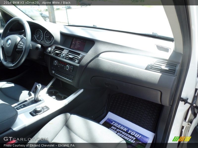 Alpine White / Black 2014 BMW X3 xDrive28i