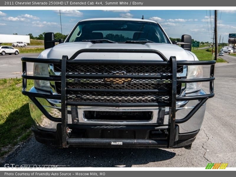 Summit White / Ebony 2011 Chevrolet Silverado 2500HD LT Extended Cab 4x4