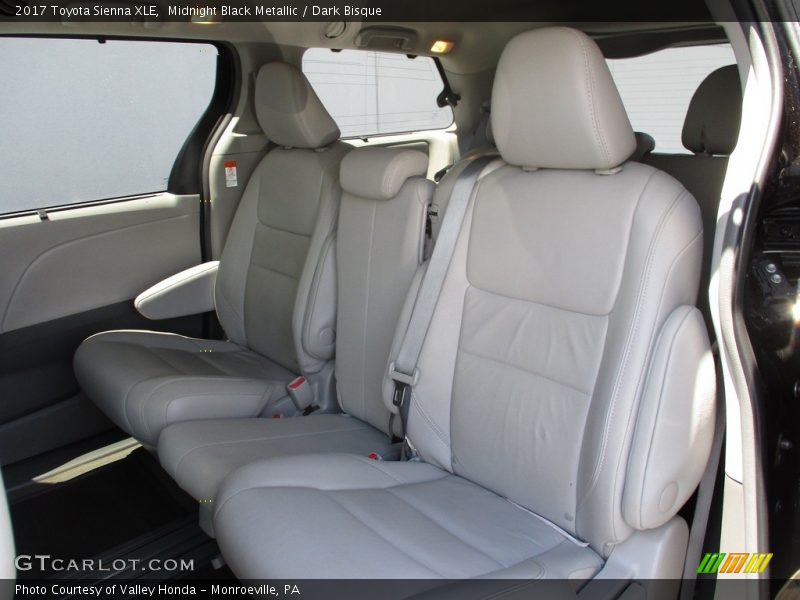 Midnight Black Metallic / Dark Bisque 2017 Toyota Sienna XLE