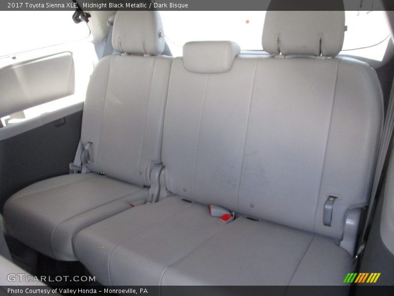 Midnight Black Metallic / Dark Bisque 2017 Toyota Sienna XLE
